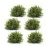 Houzbling Mini Leaf Half Orb (set Of 6) 7"d Plastic