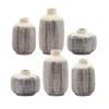 Houzbling Mini Vase (set Of 6) 3.5"h, 5.25"h, 6.25"h Terra Cotta