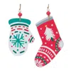 Houzbling Mitten And Stocking Ornament (set Of 12) 7"h, 8"h Mdf