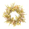 Houzbling Mixed Fall Foliage Wreath 21"d Polyester