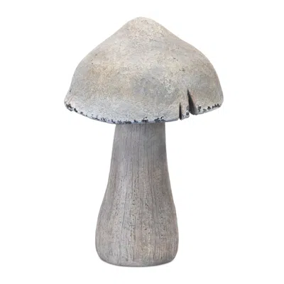 Houzbling Mushroom 20"h Resin In Gray