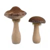 Houzbling Mushroom (set Of 2) 9.5"h, 13.5"h Foam/fabric