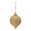 Houzbling Onion Ornament (set Of 4) 4"d X 6"h Jute
