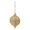 Houzbling Onion Ornament (set Of 6) 3.25"d X 5.5"h Jute