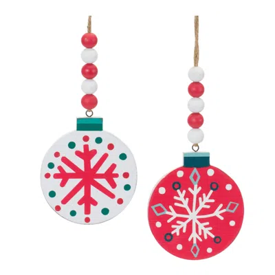 Houzbling Ornament (set Of 12) 14"h Mdf