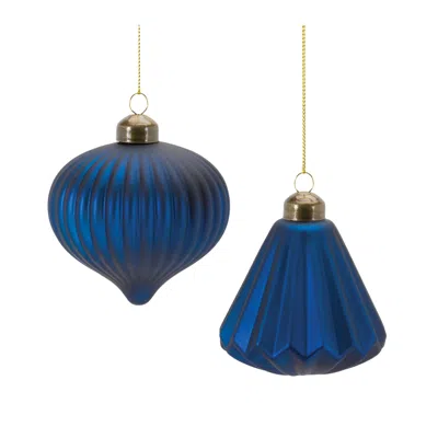 Houzbling Ornament (set Of 12) 3.5"h Glass
