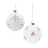 Houzbling Ornament (set Of 12) 3"d Glass