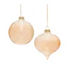 Houzbling Ornament (set Of 12) 3"d Glass