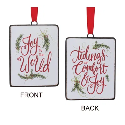 Houzbling Ornament (set Of 12) 5.25"h Iron