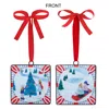 Houzbling Ornament (set Of 12) 5"sq Iron
