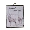 Houzbling Ornament (set Of 12) 6.25"h Metal