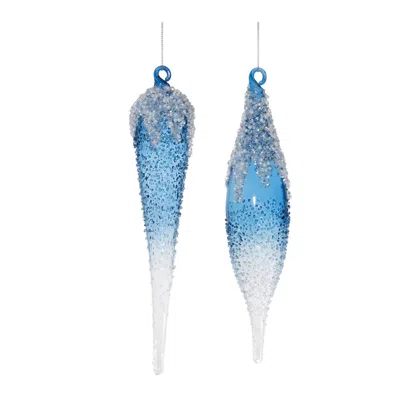 Houzbling Ornament (set Of 12) 9"h Glass