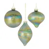 Houzbling Ornament (set Of 6) 4".75"h, 4.75"h, 6"h Glass