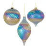 Houzbling Ornament (set Of 6) 4.75"h, 4.75"h, 7"h Glass