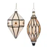 Houzbling Ornament (set Of 6) 5.5"h, 7"h Glass