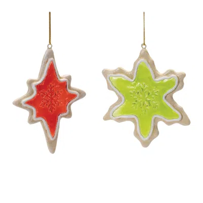 Houzbling Ornament (set Of 6) 5"h, 5.5"h Resin In Multi
