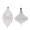 Houzbling Ornament (set Of 6) 6"h, 6.5"h Glass