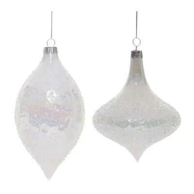 Houzbling Ornament (set Of 6) 6"h, 6.5"h Glass