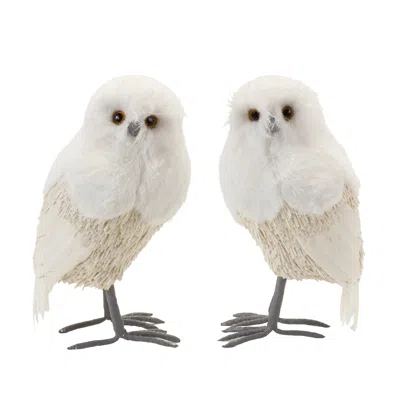 Houzbling Owl (set Fo 2) 12.5"h Foam
