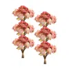 Houzbling Peony And Hydrangea Bouquet (set Of 6) 16.75"h Polyester