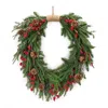 Houzbling Pine And Berry Wreath 30"h Plastic