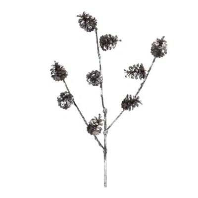 Houzbling Pine Cone Spray (set Of 12) 28"h Plastic
