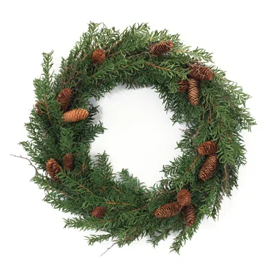 Houzbling Pine Wreath 26"d Plastic