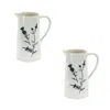 Houzbling Pitcher (set Of 2) 10"h Ceramic