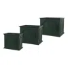 Houzbling Planter (set Of 3) 13"l X 11.25"h, 15.5"l X 12.25"h, 18"l X 13.25"h Wood