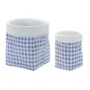 Houzbling Pot (set Of 2) 3.75"l X 5.5"h, 6.5"l X 6.75"h Cement