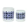 Houzbling Pot (set Of 2) 4.5"d X 5"h, 5.5"d X 6"h Ceramic