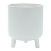 Houzbling Pot W/legs 6"d X 7"h Dolomite