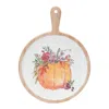 Houzbling Pumpkin Design Cutting Board (set Of 2) 9.25"d X 12.25"h Wood