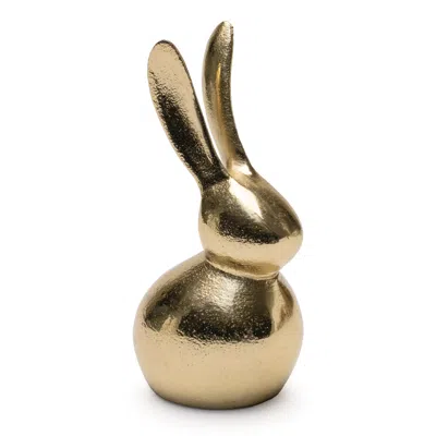 Houzbling Rabbit (set Of 2) 5.5"h Aluminum In Gold