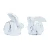 Houzbling Rabbit (set Of 2) 5"h, 5.75"h Terra Cotta