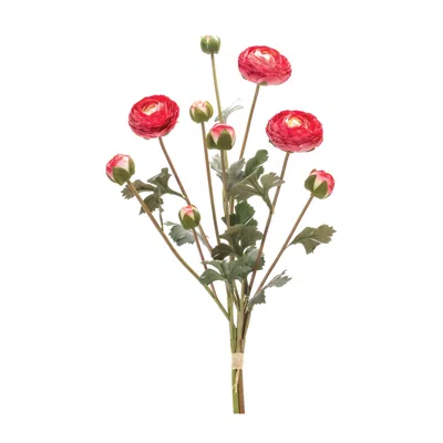 Houzbling Ranunculus Bundle (set Of 2) 23"h Polyester