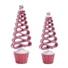 Houzbling Ribbon Candy Tree (set Of 2) 11"h, 13"h Resin