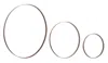 Houzbling Rings (set Of 3) 12"d, 17.75"d, 26"d Iron