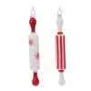Houzbling Rolling Pin Ornament (set Of 12) 7.5"h Glass