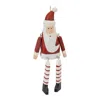 Houzbling Santa Ornament (set Of 6) 9"h Wood
