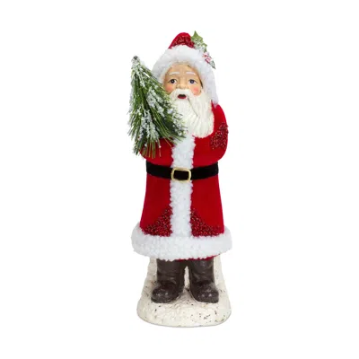 Houzbling Santa (set Of 2) 12.25"h Paper Pulp