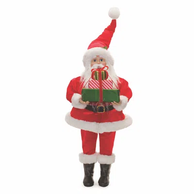 Houzbling Santa W/packages 30.5"h Polyester/resin