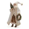 Houzbling Santa W/tree And Wreath 21.5"h Polyester/resin