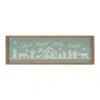 Houzbling Silent Night, Holy Night Frame 20"l X 6.75"h Metal/wood