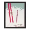 Houzbling Ski And Sun Frame 9.75"l X 11.75"h Plastic/mdf