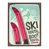 Houzbling Ski Rental Frame 11.75"l X 15.5"h Plastic/mdf