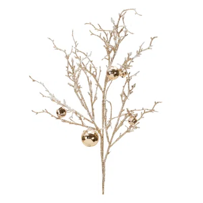 Houzbling Sleigh Bell Branch (set Of 6) 25"h Plastic