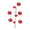 Houzbling Sleigh Bell Spray (set Of 6) 16"h Iron