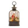 Houzbling Snow Globe Santa And Dog 11.25"h Plastic 6 Hr Timer 3aa Batteries Not Included Or Usb Cord Included
