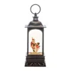 Houzbling Snow Globe Santa And Snowman 10.5"h Plastic 6 Hr Timer 3aa Batteries Not Included Or Usb Cord Includ